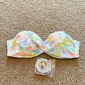 Victoria's Secret Blue and Pink Holographic Belt